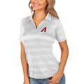 Women's Antigua White Arizona Diamondbacks Compass Polo