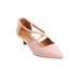 Extra Wide Width Women's The Dawn Pump by Comfortview in Soft Blush (Size 8 1/2 WW)