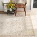 White 93 x 0.38 in Area Rug - Birch Lane™ Aden Floral Handmade Hooked Wool Ivory/Brown/Grey Area Rug Wool | 93 W x 0.38 D in | Wayfair