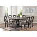 Canora Grey Extendable Rubberwood Solid Wood Dining Set Wood in Brown/Gray | 30 H in | Wayfair 370450098070488D9CD2DBC2232789E2