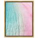 Oliver Gal Nautical & Coastal Unicorn Beach, Modern & Contemporary Pink - Graphic Art Canvas in Blue/Pink | 24 H x 20 W x 1.5 D in | Wayfair