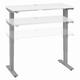 Move 40 Series by Bush Business Furniture 48W x 24D Electric Height Adjustable Standing Desk in White - Bush Furniture M4S4824WHSK