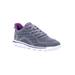 Women's Travelactiv Axial Walking Shoe Sneaker by Propet in Grey Purple (Size 11 M)