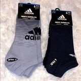 Adidas Underwear & Socks | Adidas Men’s Superlite No Shows | Color: Black/Gray | Size: 6-12