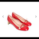 Gucci Shoes | Authentic Gucci Women Patent Shoe | Color: Gold/Red | Size: 37.5