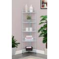 Xtra Storage 5 Tier Folding Metal Corner Shelf - Convenience Concepts 8021SF