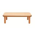 "BaseLine 48"" x 30"" Rectangular Table - Natural Wood with 14"" Legs - Children's Factory AB745RNW14"