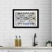 House of Hampton® 'Fashion & Glam Seraphina Road Signs' - Picture Frame Graphic Art Print on Paper in Black/Gray | 13 H x 19 W x 1 D in | Wayfair