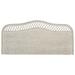 Birch Lane™ Almus Wicker/Rattan Solid Wood Panel Headboard Wicker/Rattan in Gray | 53.3 H x 55.5 W x 3 D in | Wayfair BKWT1708 38350848