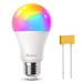 Avatar Controls 9 Watt (70 Watt Equivalent), A19 LED Smart Dimmable Light Bulb, Color Changing Tunable E26/Medium (Standard) Base in White | Wayfair