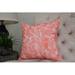 Lark Manor™ Newt Flower Square Pillow Cover & Insert Polyester/Polyfill blend in Pink | 16 H x 16 W x 6 D in | Wayfair