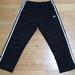 Adidas Pants & Jumpsuits | Adidas 3 Stripe Mesh Active Gym Sports Pants S M | Color: Black/White | Size: S/M