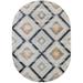 White 48 x 0.4 in Area Rug - Steelside™ Bodrum Tribal Kilim Gold Area Rug Polypropylene | 48 W x 0.4 D in | Wayfair