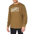 Carhartt Men's Tilden Graphic Long-Sleeve Crew T-Shirt, Military Olive, L