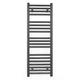 Myhomeware 300mm Wide Anthracite Grey Flat Electric Pre-Filled Heated Towel Rail Radiator For Bathroom Designer UK (300mm x 1000mm (h))