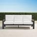 Calhoun Sofa with Cushions in Aluminum - Rain Resort Stripe Sand, Standard - Frontgate