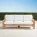Calhoun Sofa with Cushions in Natural Teak - Dove, Standard - Frontgate