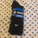 Adidas Other | Adidas Athletic Socks | Color: Black | Size: Medium