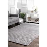 Gray 60 x 0.25 in Area Rug - Hokku Designs Clarita Striped Wool Area Rug Wool | 60 W x 0.25 D in | Wayfair 03594C15032B4681B3CB9CFD0DB38740