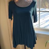 American Eagle Outfitters Tops | Ae Soft And Sexy Top | Color: Black/Green | Size: S