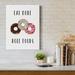 Hashtag Home Hole Foods - Wrapped Canvas Textual Art Print Canvas in Black/Brown/Gray | 20 H x 16 W x 1 D in | Wayfair