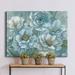 Winston Porter Twilight Blooms by J Paul - Wrapped Canvas Painting Print Canvas, Wood in Blue/Gray/Indigo | 20 H x 16 W x 1 D in | Wayfair