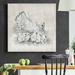 August Grove® Hen & Chicks - Wrapped Canvas Print Canvas, Solid Wood in Gray | 24 H x 24 W x 1 D in | Wayfair CE00AA38925F4CB1A99B806A265271FA