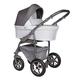 SaintBaby Pram Pushchair Travel System Q9 2in1 3in1 Isofix Infant Car Seat Combi Buggy Grey Heaven 180a 3in1 with Baby seat