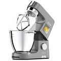 Kenwood Titanium Chef Patissier XL Stand Mixer for Baking- Powerful Food Mixer, With K-Beater, Dough Hook, Whisk, and 2 Bowls 5L and 7L, KWL90.004SI, 1400W, Silver