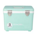 Engel 13 Qt. Compact Durable Ultimate Leak Proof Outdoor Cooler in Green/Blue | 12 H x 15 W x 10 D in | Wayfair UC13SF