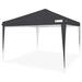 Best Choice Products Outdoor 10 Ft. W x 10 Ft. D Steel Pop-up Canopy Metal/Steel/Soft-top in Black, Size 102.0 H x 120.0 W x 120.0 D in | Wayfair