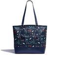 Radley Whimsical Floral Coated Canvas Large Zip Top Tote Bag In Ink H3536401