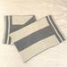 Athleta Accessories | Athleta Sport Stripe Scarf | Color: Gray/White | Size: Os