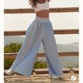 Free People Pants & Jumpsuits | Free People Lift Off Pleated Wide Leg Pants | Color: Blue | Size: S