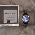 Michael Kors Accessories | Michael Kors Unisex Watch | Color: Blue/Silver | Size: Os