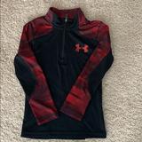 Under Armour Shirts & Tops | Boys Under Armour 1/4 Zip | Color: Black/Red | Size: 5b