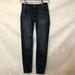American Eagle Outfitters Jeans | Aeo Super Stretch Super Low Rise Jegging Sz 00 | Color: Blue | Size: 00