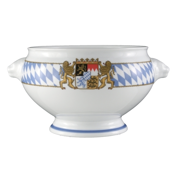Esmeyer 1 x Seltmann Terrine Löwenkopf ohne Deckel 3,00 l, Form: Compact, Dekor: 27110 Bayern Image