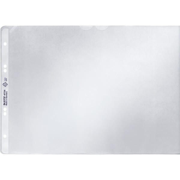 LEITZ Prospekthülle A4 quer PP 130my genarbt Image