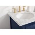 19 inch single bathroom vanity in blue - Elegant Lighting VF30519BL