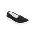 Extra Wide Width Women's The Dottie Slip On Sneaker by Comfortview in Black (Size 10 WW)