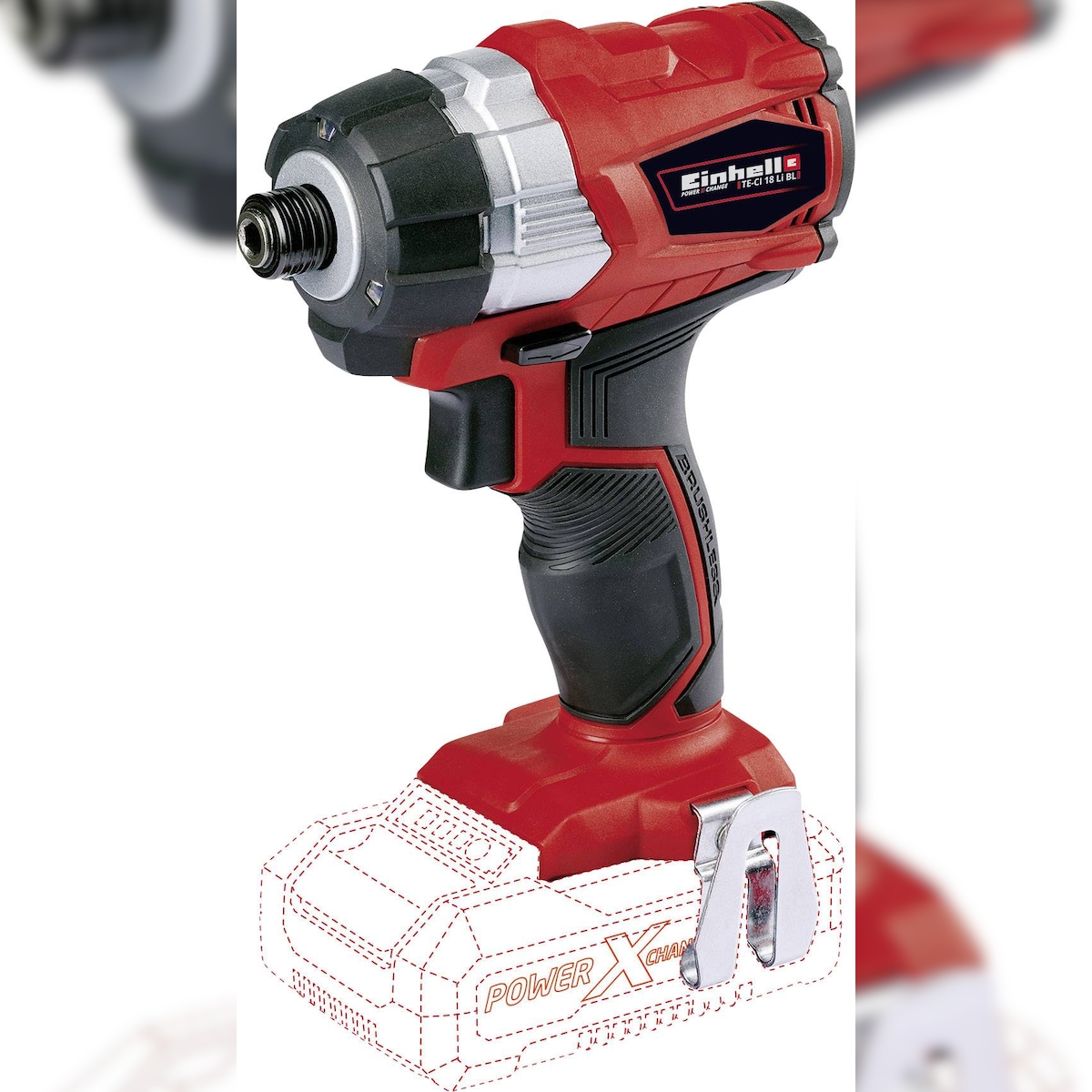 Einhell TP-CI 18 Li BL - Solo Power X-Change 4510030 Akku-Schlagschrauber 180 Nm Anzahl mitgeliefert Image