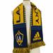 Adidas Accessories | Adult Adidas La Galaxy Double Sided Scarf Mls Socc | Color: Purple/Yellow | Size: Os