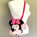 Disney Accessories | Disney Minnie Mouse Bow Plush Purse Bag Pink Red | Color: Pink/Red | Size: Various