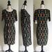 Lularoe Dresses | Lularoe Julia | Color: Black/Orange | Size: L