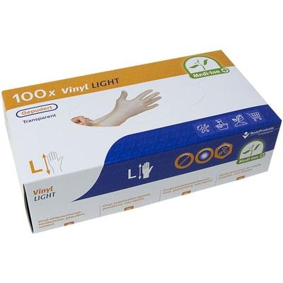 Papstar Einmalhandschuhe Vinyl L braun Image