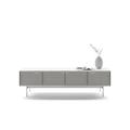 BDI Align TV Stand for TVs up to 85" Wood/Metal in White | 23 H in | Wayfair 7473 CO-SW