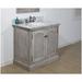 August Grove® Steinheimer 36" Single Bathroom Vanity Set Wood/Stone in Brown/Gray | 35 H x 36 W x 22.5 D in | Wayfair AGTG5632 43851799