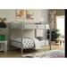 Harriet Bee Brugger Standard Bunk Bed by Andrew Home Studio, Metal in Gray | 67 H x 78 D in | Wayfair 515E76B64F214642A90A78082B0A1550