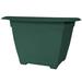 Bloem Dayton Recycled Plastic Square Box Planter Plastic in Green | 11 H x 15 W x 15 D in | Wayfair DAYSQ1555